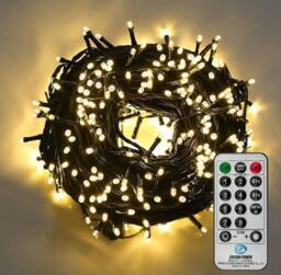 Shatchi 720 LED Warm White Outdoor Cluster Fairy Lights 29m with Remote