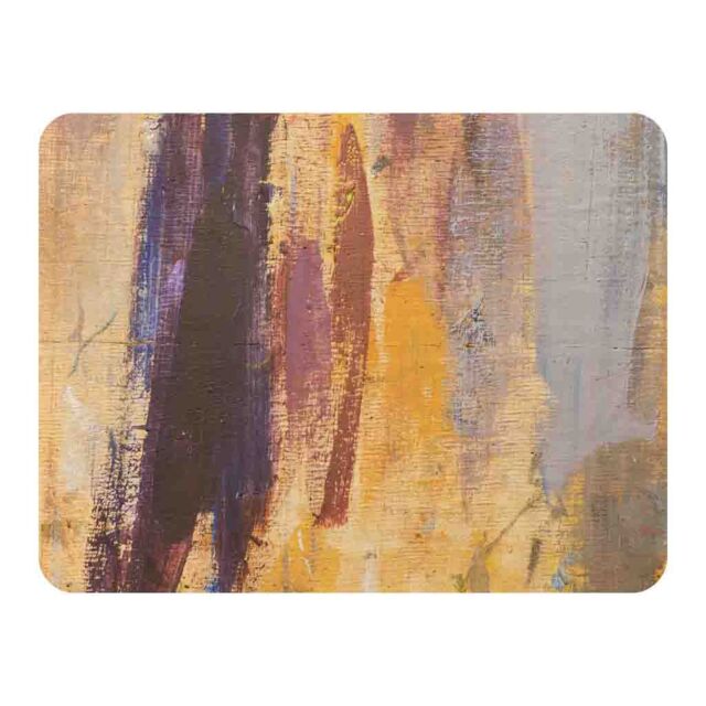 Benjamin Tate Design Abstract Grunged Paint Blanket in Natural - Size: 120 cm x 150 cm - image 1
