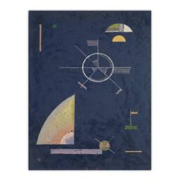 Artery8 Wassily Kandinsky Framed Wall Art Print Dull Gray Abstract Painting in Grey - Size: A4 - thumbnail 3