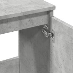 Berkfield Home Sink Cabinet Concrete Grey 58x33x60 cm Engineered Wood - Size: 58 x 33 x 60 cm - thumbnail 8