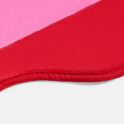 OHS Scallop Edge Rug Soft Non Slip Floor Carpet Area Mat in Bright Pink - Size: 120 cm x 170 cm - thumbnail 4