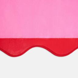 OHS Scallop Edge Rug Soft Non Slip Floor Carpet Area Mat in Bright Pink - Size: 120 cm x 170 cm - thumbnail 5
