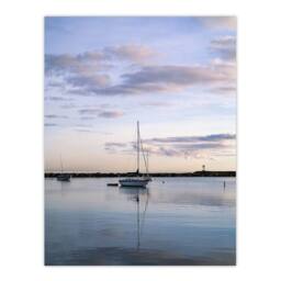 Artery8 Carol M Highsmith Block Island Sailboat Sunset Photo Framed Art Print in Blue - Size: A4 - thumbnail 3