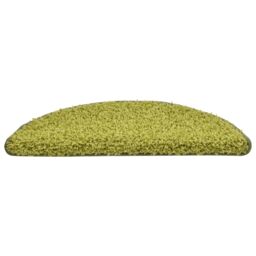 Berkfield Home Carpet Stair Treads 15 pcs Green 56x17x3 cm - Size: Medium - thumbnail 5