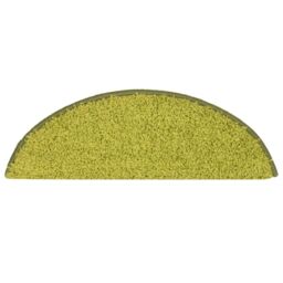 Berkfield Home Carpet Stair Treads 15 pcs Green 56x17x3 cm - Size: Medium - thumbnail 6