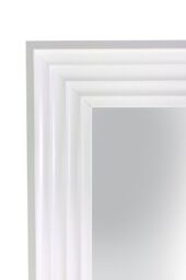 MirrorOutlet New Modern Bright White layered Wall Mirror 5ft6X3ft6 1672mmX1060mm - Size: 1 Pack - thumbnail 4
