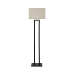 ValueLights Gloria Double Stem Metal Floor Lamp with Rectangular Lamp Shade in Black - thumbnail 6