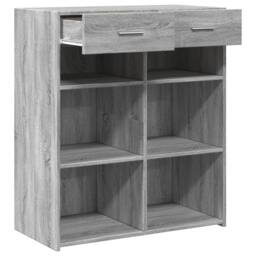 Berkfield Home Sideboard Grey Sonoma 80x42.5x93 cm Engineered Wood - thumbnail 7
