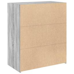 Berkfield Home Sideboard Grey Sonoma 80x42.5x93 cm Engineered Wood - thumbnail 6