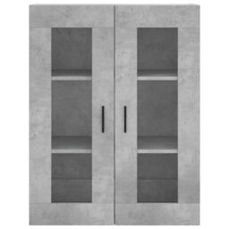 Berkfield Home Highboard Concrete Grey 69.5x34x180 cm Engineered Wood - thumbnail 6