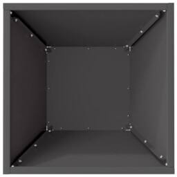 Berkfield Home Garden Bowl Planter Black 35x35x15 cm Steel - Size: 35 x 35 x 15 cm - thumbnail 8