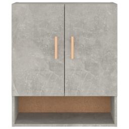 Berkfield Home Wall Cabinet Concrete Grey 60x31x70 cm Engineered Wood - Size: 60 x 31 x 70 cm - thumbnail 5