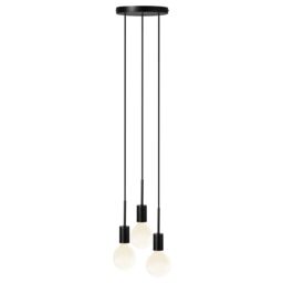 Nordlux Paco Pendant Light Black Metal Dining Room E27 Mains - thumbnail 3