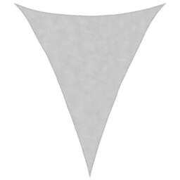 Berkfield Home Sun Shade Sail Light Grey 4x5x5 m 100% Polyester Oxford - thumbnail 2