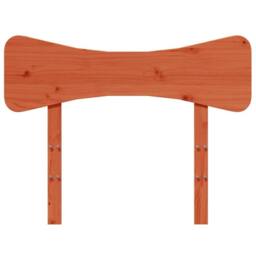 Berkfield Home Headboard Wax Brown 100 cm Solid Wood Pine in Orange - thumbnail 4