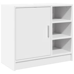 Berkfield Home Sink Cabinet White 63x29x55 cm Engineered Wood - Size: 63 x 29 x 55 cm - thumbnail 2