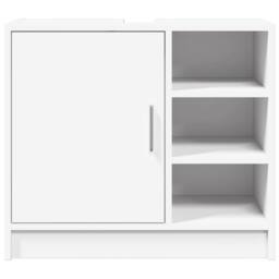Berkfield Home Sink Cabinet White 63x29x55 cm Engineered Wood - Size: 63 x 29 x 55 cm - thumbnail 4