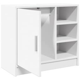 Berkfield Home Sink Cabinet White 63x29x55 cm Engineered Wood - Size: 63 x 29 x 55 cm - thumbnail 6