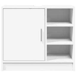 Berkfield Home Sink Cabinet White 63x29x55 cm Engineered Wood - Size: 63 x 29 x 55 cm - thumbnail 5