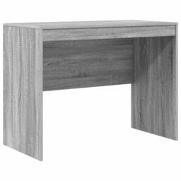 Berkfield Home Writing Desk Grey sonoma MDF, Veneer 100 x 50 x 76 cm Durable