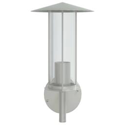 Berkfield Home Outdoor Wall Lights 2pcs Silver Stainless Steel - thumbnail 4