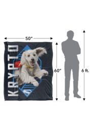 Superman 2025 Krypto Diamond Silky Touch Super Soft Throw Blanket 152 X 127 cm in White - thumbnail 5