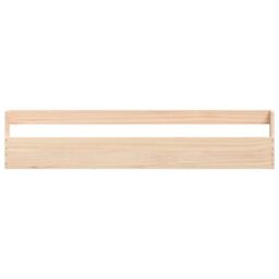 Berkfield Home Wall-mounted Shoe Racks 2 pcs 110x9x23 cm Solid Wood Pine in Brown - Size: 110 x 9 x 23 cm - thumbnail 6