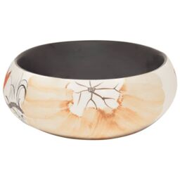 Berkfield Home Countertop Basin Multicolour Oval 59x40x15 cm Ceramic in Black - Size: 59 x 40 x 15 cm - thumbnail 5