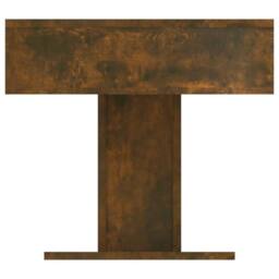 Berkfield Home Coffee Table Smoked Oak 96x50x45 cm Engineered Wood in Brown - Size: 96 x 50 x 45 cm - thumbnail 6