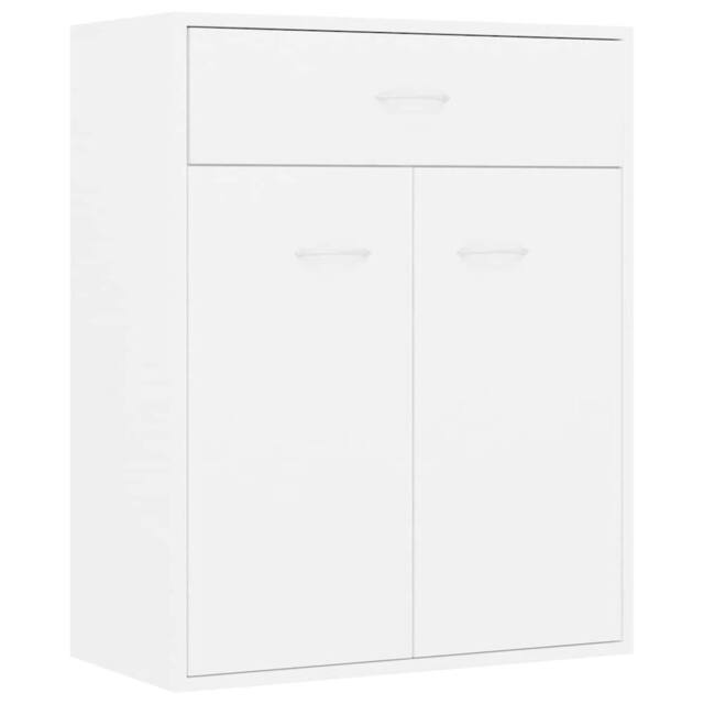 Berkfield Home Sideboard White 60x30x75 cm Engineered Wood - Size: 60 x 30 x 75 cm - image 1