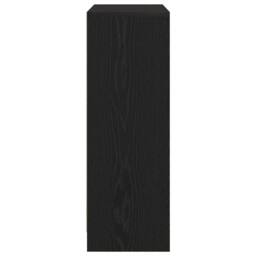 Berkfield Home Sideboard with Drawers & Doors Black Oak 73x31x90 cm - Size: 73 x 31 x 90 cm - thumbnail 7