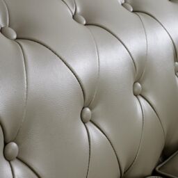 Bravich LTD Chesterfield Faux Leather Button-Tufted Armchair Sofa in Grey - Size: 1 Seater - thumbnail 6