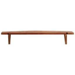 Berkfield Home Wall Shelves 2 pcs 110x20x18 cm Solid Wood Acacia in Brown - Size: 110 x 20 x 18 cm - thumbnail 6
