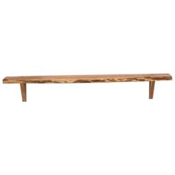 Berkfield Home Wall Shelves 2 pcs 110x20x18 cm Solid Wood Acacia in Brown - Size: 110 x 20 x 18 cm - thumbnail 5