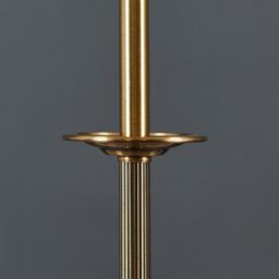 ValueLights Belmont Sconce Antique Brass Floor Lamp Base in Metallic Gold - thumbnail 3