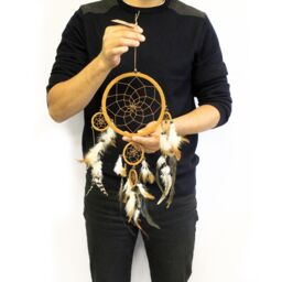 KDMD Bali Dreamcatchers - Large Round - Black/White/Red - (Set of 3) - thumbnail 4