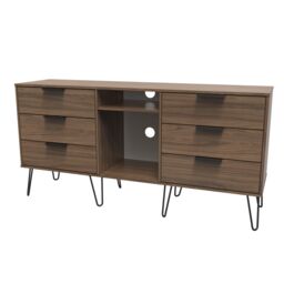 Ready Assembled 2 U Fuji 6 Drawer Sideboard (Ready Assembled) in Walnut - thumbnail 3