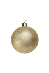 KDMD Gold Glitter Shatterproof Bauble x1 25cm - thumbnail 2