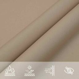 Berkfield Home Sun Shade Sail Taupe 7x5x5 m 100% Polyester Oxford - thumbnail 7