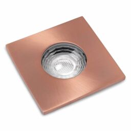 SE Home 10 PACK - Rose Gold GU10 Square Fire Rated Downlight - IP65 - thumbnail 2