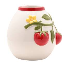 The Cottage Garden Mother's Day Handpainted Embossed Tomato Vase - Small - thumbnail 2