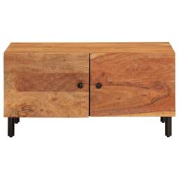 Berkfield Home Coffee Table 80x50x40 cm Solid Wood Acacia in Brown - Size: 80 x 50 x 40 cm - thumbnail 5