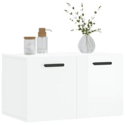 Berkfield Home Wall Cabinet High Gloss White 60x36.5x35 cm Engineered Wood - thumbnail 3