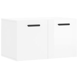 Berkfield Home Wall Cabinet High Gloss White 60x36.5x35 cm Engineered Wood - thumbnail 2