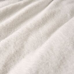 OHS Thermal Soft Teddy Fleece Duvet Cover Bedding Set in White - Size: Single - thumbnail 4