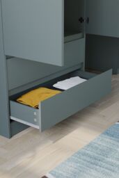 Home Discount Vida Designs Denver 2 Door Wardrobe With Drawers MDF in Green - thumbnail 5