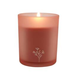Sophia Lane Velvet Rose Floral Candle - 100g in Light Pink - thumbnail 4
