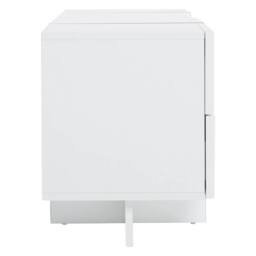 "BTM TV Stand for 85"" TV, Storage Cabinet & Open Shelves, White" - thumbnail 4