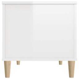 Berkfield Home Coffee Table High Gloss White 90x44.5x45 cm Engineered Wood - thumbnail 8