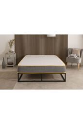 The Foam People The Saffron Comfort All Foam Mattress 8 Inch Deep Memory & Supportive Foam in Grey - Size: Small Double - thumbnail 4